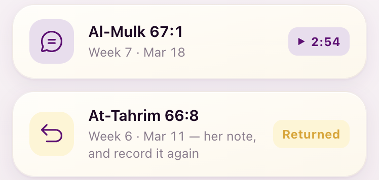 chat bubble with text